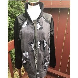 Reversible lulu lemon oversized bomber jacket
